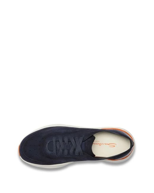 Santoni Blue Bounce Sneakers for men