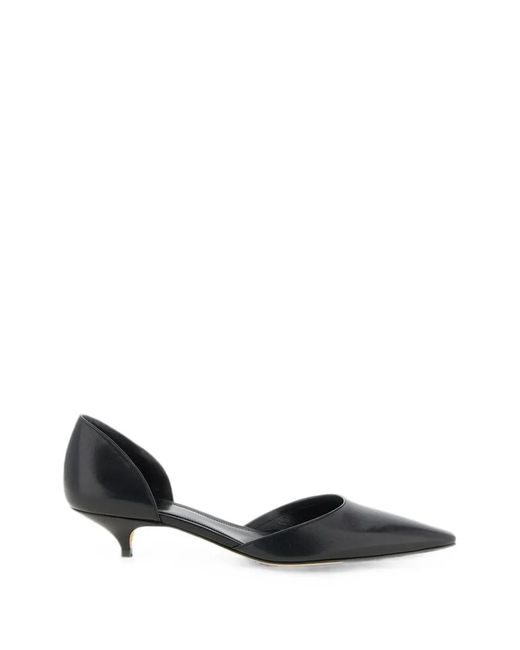 The Row Black Liisa Kitten D'Orsay Pumps