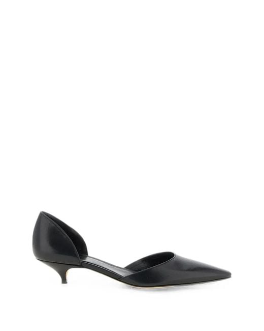The Row Black Liisa Kitten D'Orsay Pumps