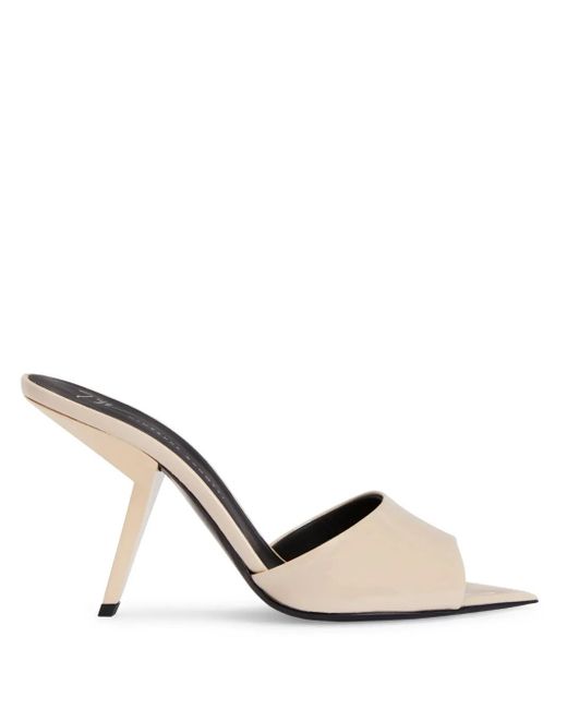 Mules Mystero 90Mm di Giuseppe Zanotti in Natural