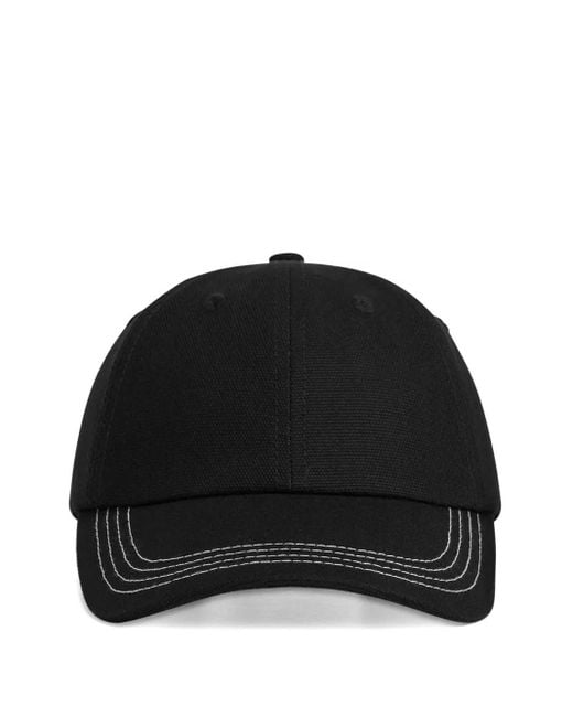 メンズ KROST ステッチディテール キャップ Black