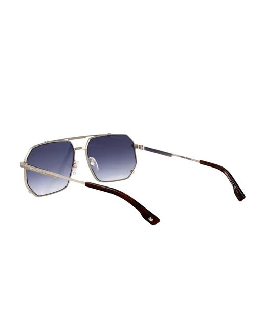 DSquared² Blue Geometric-Frame Sunglasses for men