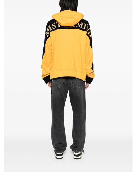 MASTERMIND WORLD Orange Zip-Up Hoodie for men