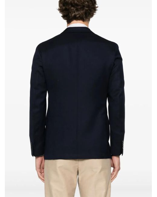 Boglioli Blue Wool Blazer for men