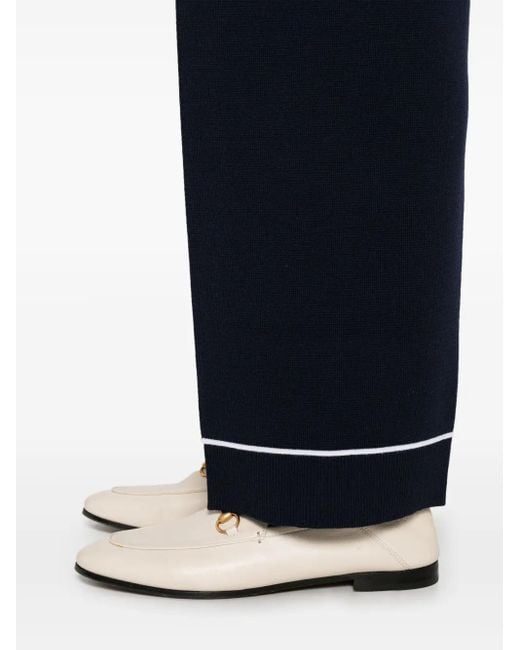 Gucci Blue Wool Trousers