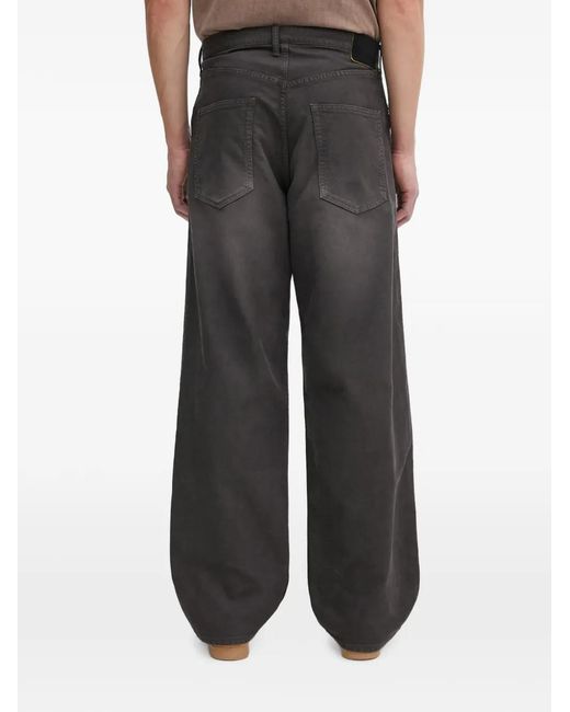 Visvim Black Straight-Leg Trousers for men