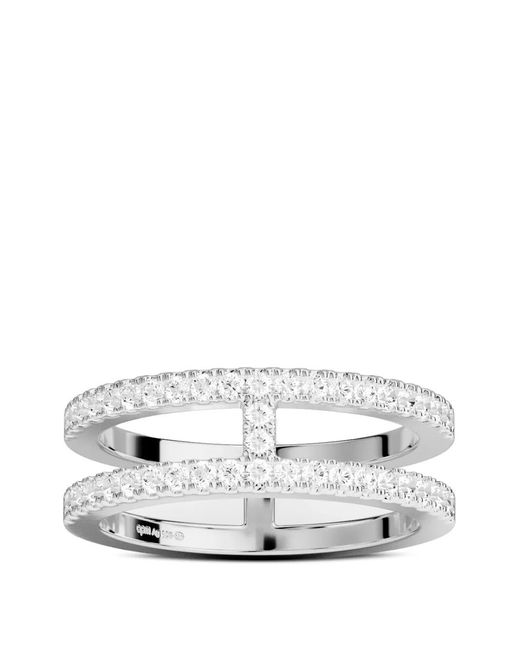 Apm Monaco White Cannes Double-Band Ring