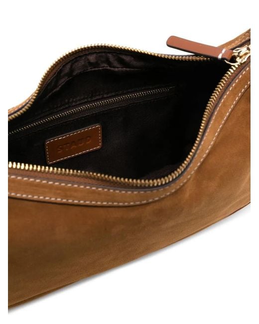Staud Brown Pine Shoulder Bag