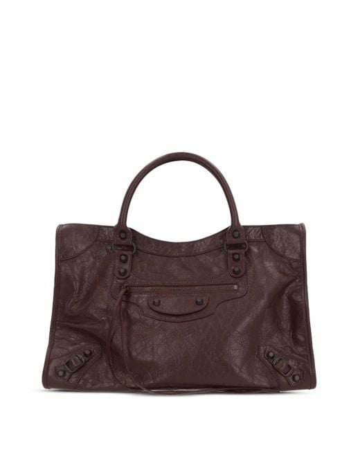 Balenciaga Brown M Le City Bag