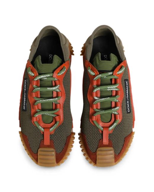 Dolce & Gabbana Brown Ns1 Low-Top Sneakers for men
