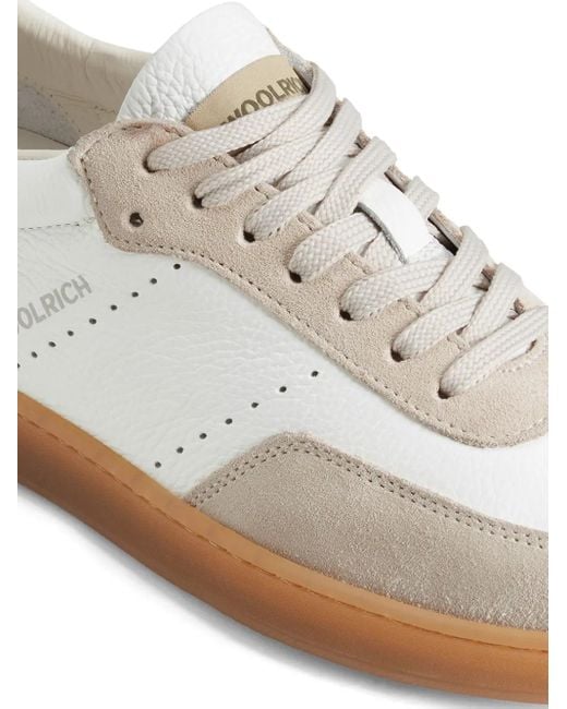 Woolrich White Swing Court Sneakers