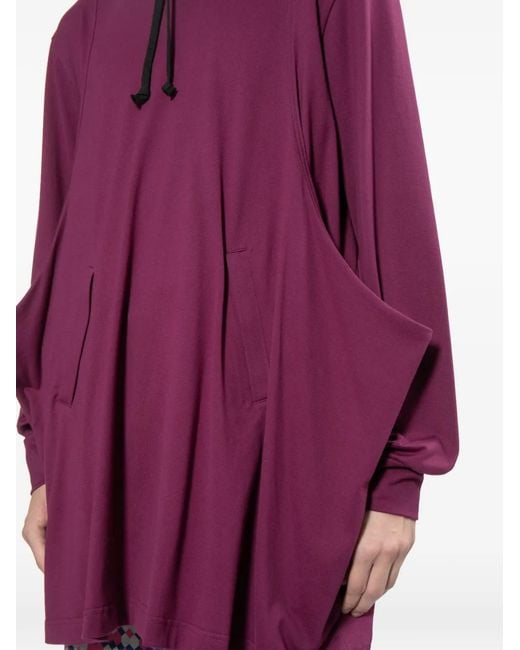 Comme des Garçons Purple Cotton Hoodie for men