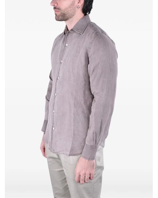 Mc2 Saint Barth Purple Chemise Raphael for men