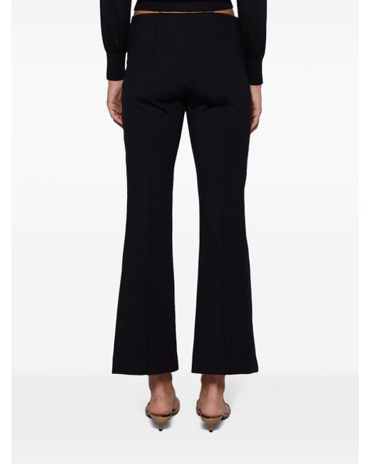 The Row Black Beca Cropped Trousers