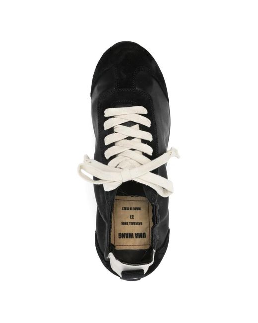 Uma Wang Black "Wome's" Sneakers