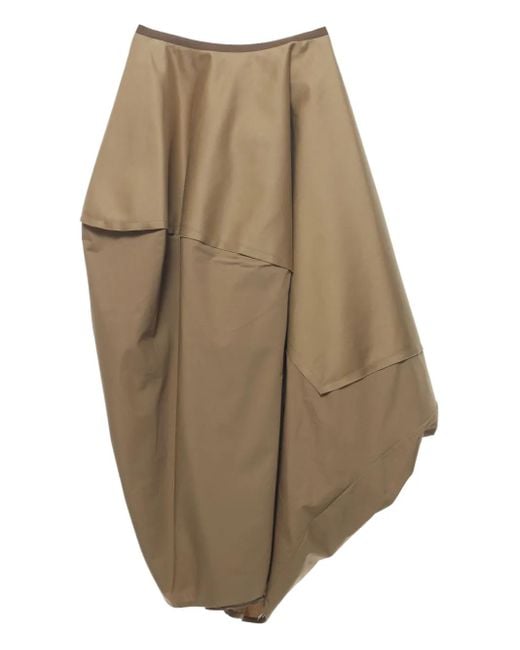 Carven ドレープ スカート Natural