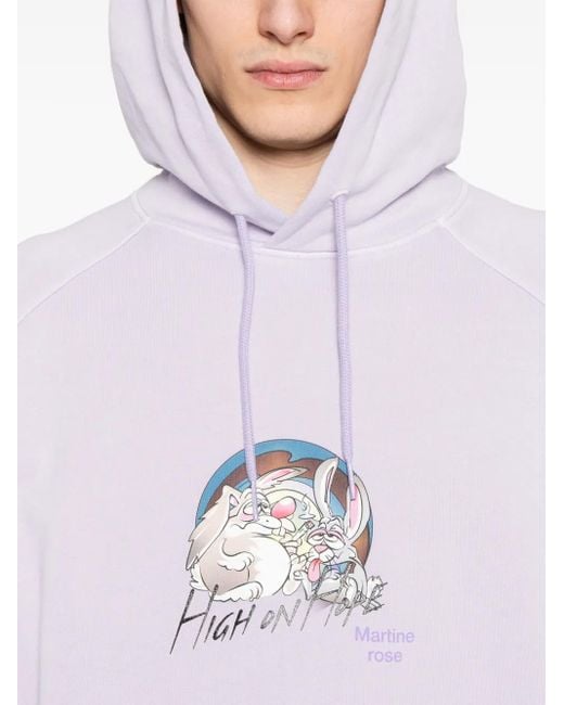Sudadera High On Hope con capucha Martine Rose de hombre de color White