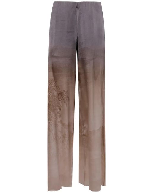 Pierre Louis Mascia Brown Adastrgum Straight Trousers