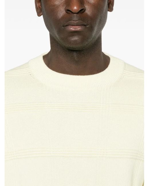 Bompard Natural Round-Neck Long-Sleeve Jumper for men