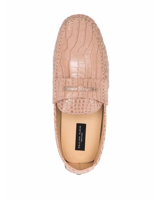 Philipp Plein Multicolor Leather Moccasins for men