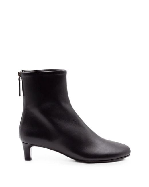 Roberto Festa Black Neel Back-Zip Ankle Boots