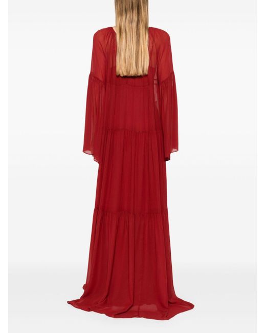 Philosophy Di Lorenzo Serafini Flared Maxi Dress