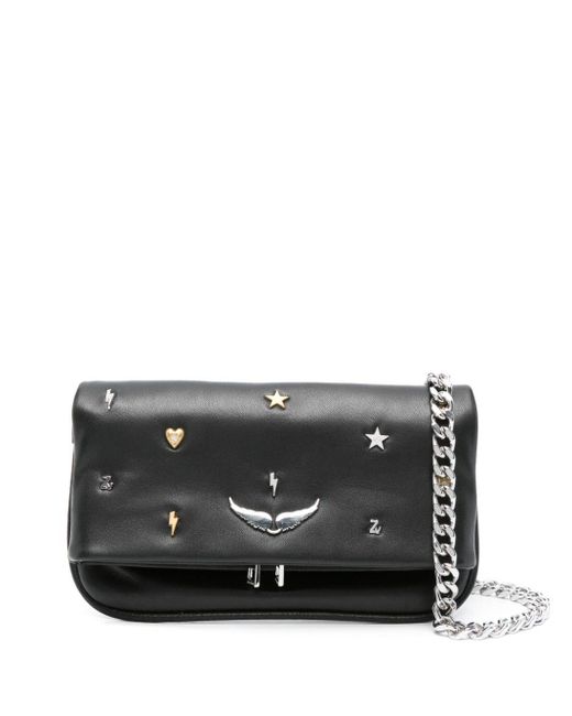 Clutch Rock Lucky Charms piccola di Zadig & Voltaire in Black