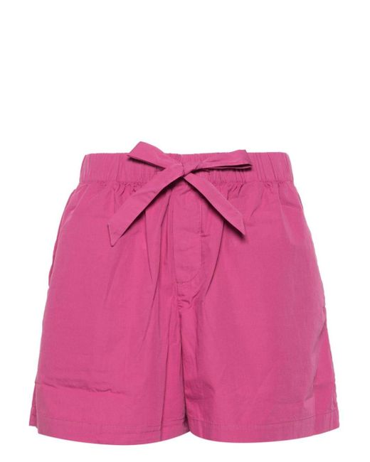 Tekla Pink Cottom Pyjama Shorts
