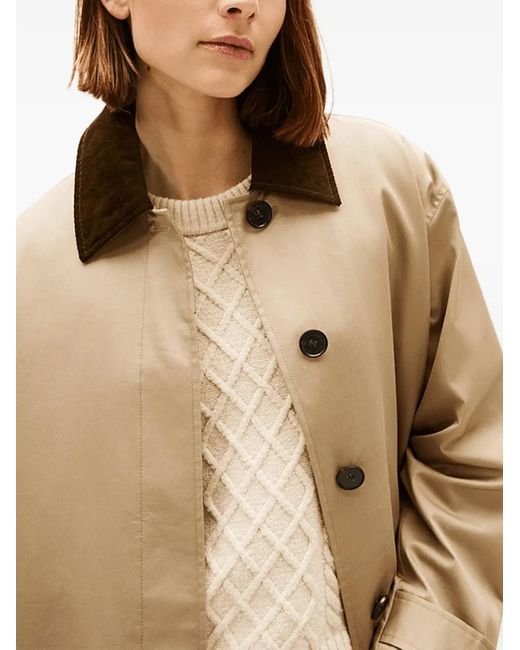 Tommy Hilfiger Natural Button Pocket Coat