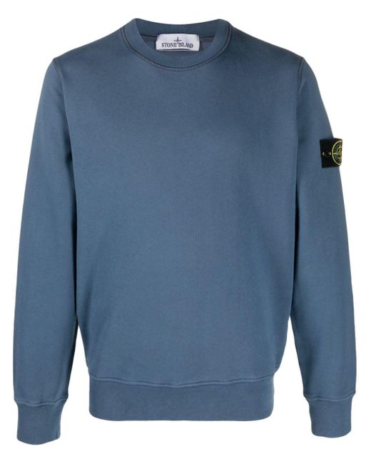 Stone Island Sweater Met Compass-logopatch in het Blue voor heren