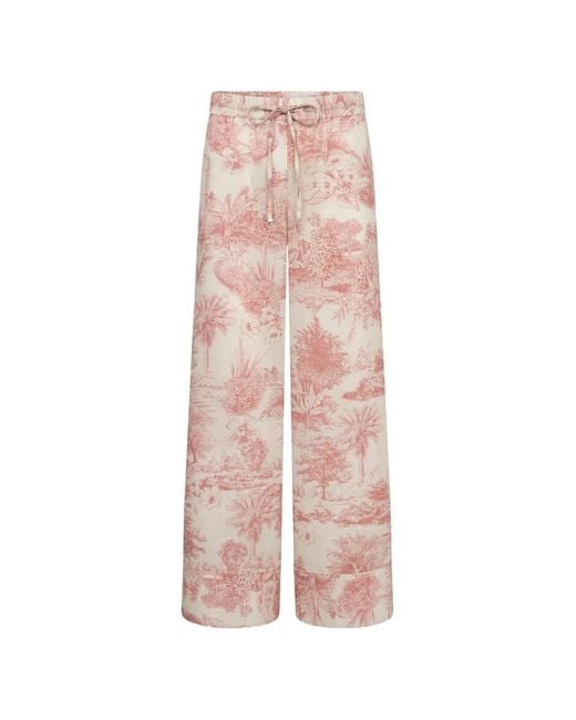 Seductive Pink Violetta Trousers