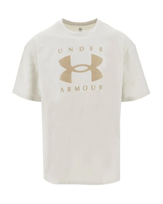 Under Armour White Logo T-Shirt for men