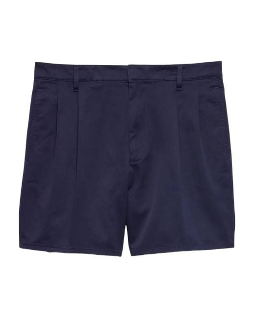 Prada Bermuda Shorts in het Blue voor heren