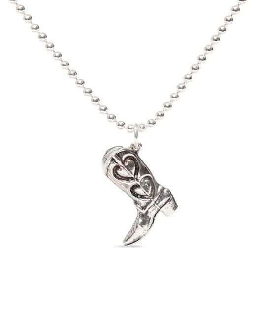 Collana Boot di Twojeys in White