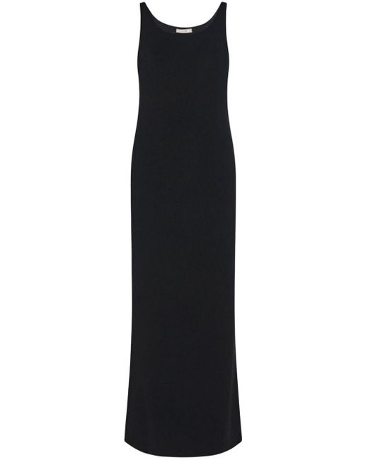 The Row Black Florio Sleeveless Dress