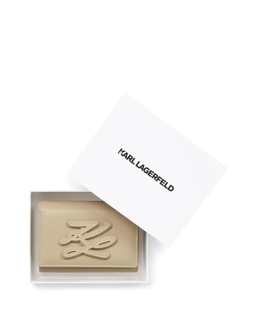 Karl Lagerfeld Natural Medium K/Autograph Bifold Wallet