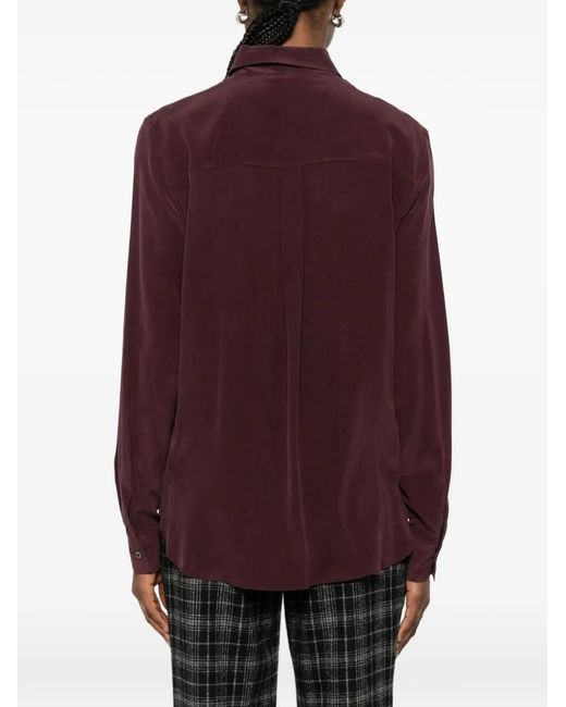Pinko Purple Crackers Buttoned Shirt