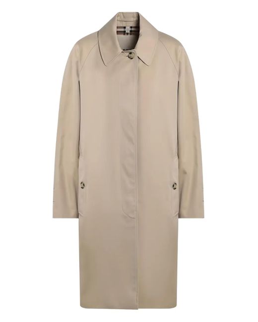 Burberry Natural Mid-Length Camden Heritage Car Coat