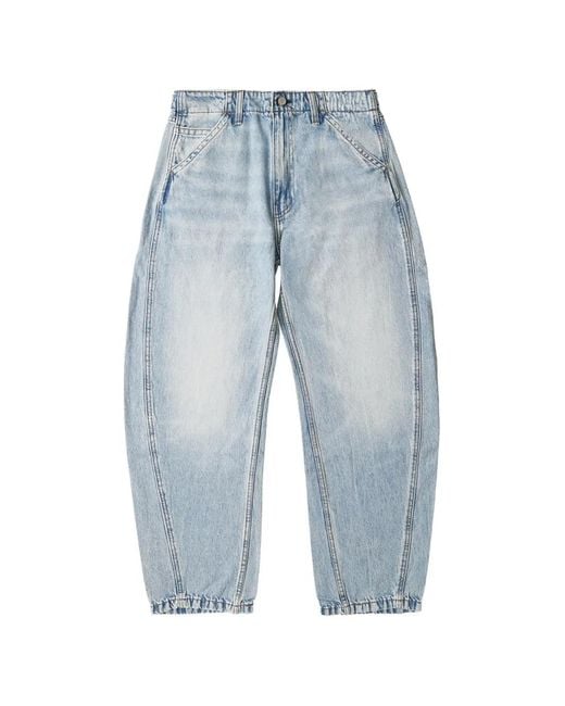 Levi's Blue Baggy Barrel Jeans for men