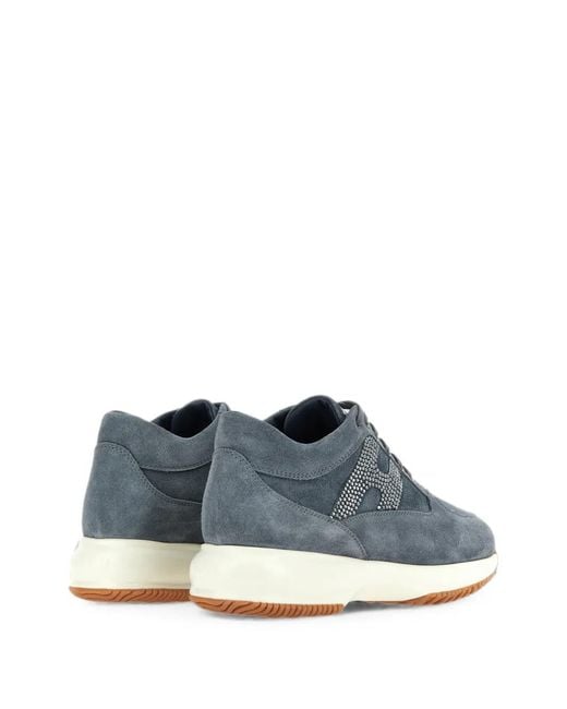 Hogan Blue Interactive Sneakers