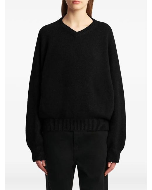 Khaite Black Wolfe Sweater
