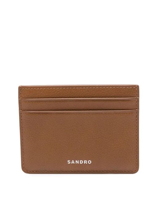 Portacarte di Sandro in Brown da Uomo
