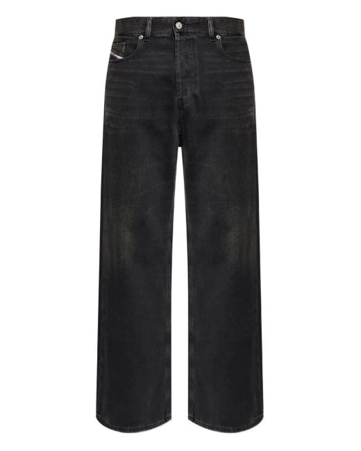 DIESEL D-Rise Jeans Met Vervaagd Effect in het Black voor heren