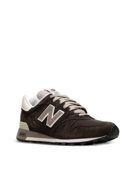 New Balance Black 1300 Lace-Up Sneakers for men