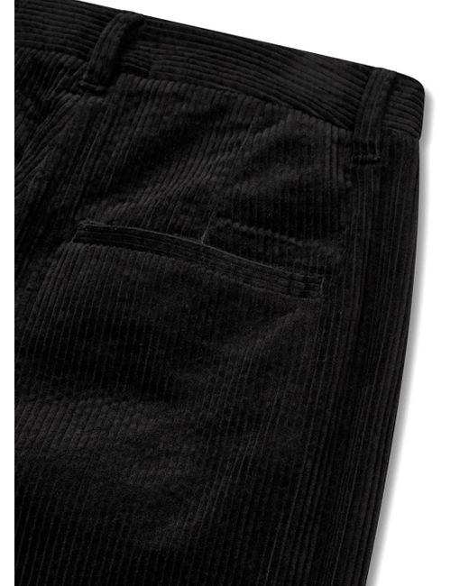 Studio Tomboy X Black Corduroy Wide-Leg Trousers