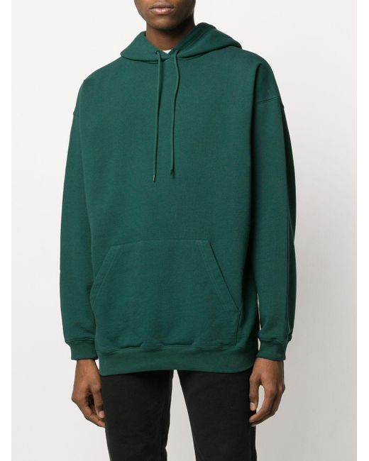 Sudadera con capucha «Logo» Balenciaga de Algodón de color Verde para hombre:  ahorra un 18 % | Lyst