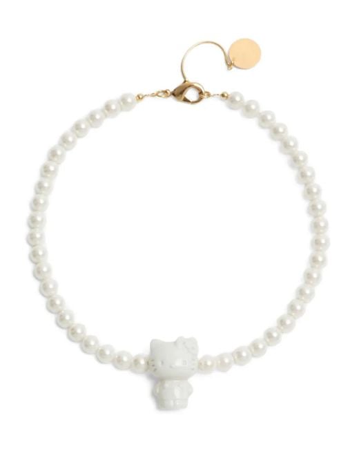 Andres Gallardo White Hello Kitty Necklace