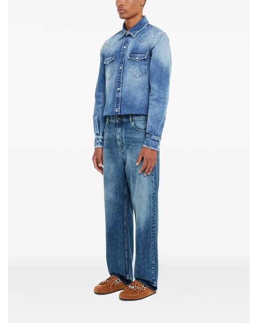 Vaqueros Con Efecto Lavado Alanui de hombre de color Blue