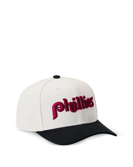 Mitchell & Ness Pink Philadelphia Phillies Snapback Hat for men