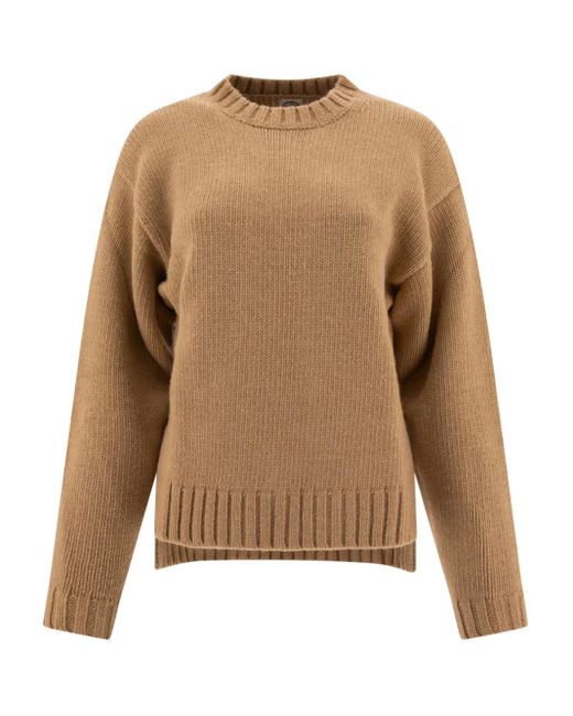 Ines De La Fressange Paris Natural Round-Neck Sweater